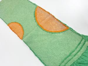 正絹　振袖用　絞り帯揚げ